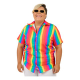 Blusa Modelo Camisa Listrada
