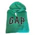 Blusa Moletom Adulto Gap Com Capuz - Verde Original
