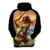 Blusa Moletom Agasalho Frio Jogo Lego Indiana Jones 01