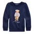 Blusa Moletom Azul Marinho Polo Bear Ralph Lauren - Menina