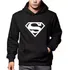 Blusa Moletom Canguru Superman Super Homem Dc Unissex