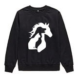 Blusa Moletom Cavalo Cachorro