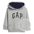Blusa Moletom Cinza Menino Logo Gap Original