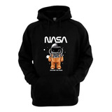 Blusa Moletom Estampada Nasa