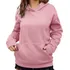 Blusa Moletom Feminina Flanelada Canguru Abrigo Casaco Frio