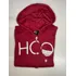 Blusa Moletom Feminino Hollister Original Bordo Peq