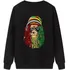 Blusa Moletom Gola Careca Masculino Leão Bob Marley Reggae