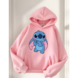 Blusa Moletom Infantil Stitch