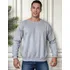 Blusa Moletom Lisa Sem Estampa Gola Careca Unissex Flanelado