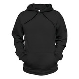 Blusa Moletom Liso Canguru Capuz Bolso Masculino Feminino
