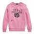 Blusa Moletom Polo Ralph Lauren  Rosa Estampa Tigre Promoção