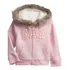 Blusa Moletom Sherpa Logo Gap Rosa Bebê Menina