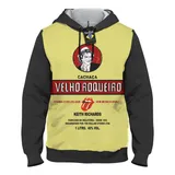 Blusa Moletom Velho Rockeiro