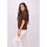 Blusa Morcego Malha Gola
