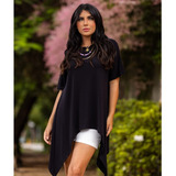 Blusa Mullet Alongada Blusinhas