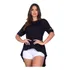 Blusa Mullet Alongada Blusinhas Soltinhas Malha Confortável 