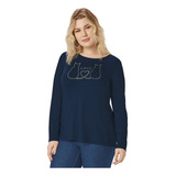 Blusa Mullet Manga Longa