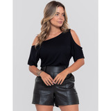 Blusa Ombro Assimetrico Feminina