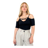 Blusa Ombros Abertos Com