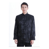 Blusa Oriental Chinesa Preta