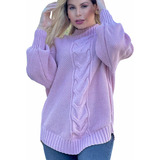 Blusa Outono Inverno Poncho