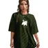 Blusa Oversized Cat Pixel Instagram Aesthetic Vintage Casual