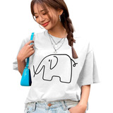 Blusa Picnicdays Elephants Minimalist