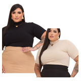 Blusa Plus Femininas Kit