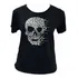 Blusa Plus Size Aplicação Caveira Desintegrando Tam. M Ao G5