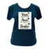 Blusa Plus Size Aplicação Estampa Viva Ame Sonhe Tam G6ao G8