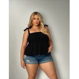 Blusa Plus Size Bata