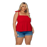 Blusa Plus Size Bata