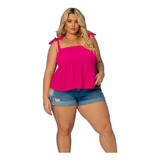 Blusa Plus Size Batinha