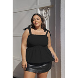 Blusa Plus Size Batinha