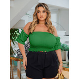 Blusa Plus Size Batinha