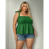 Blusa Plus Size Batinha