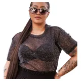Blusa Plus Size Brilhos