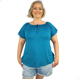 Blusa Plus Size Ciganinha