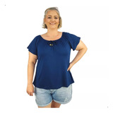 Blusa Plus Size Ciganinha