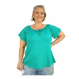 Blusa Plus Size Ciganinha