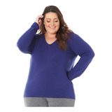 Blusa Plus Size Decote