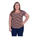 Blusa Plus Size Feminina Tamanho Especial Liganete