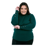 Blusa Plus Size Gola