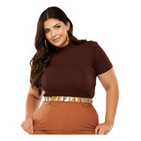 Blusa Plus Size Gola