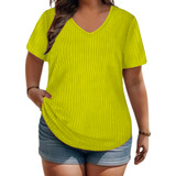 Blusa Plus Size Gola