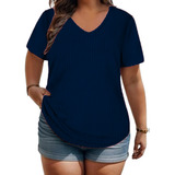 Blusa Plus Size Gola