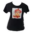 Blusa Plus Size M/c Aplicação Estampa Gato Tamanhos G6 Ao G8