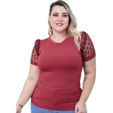 Blusa Plus Size Manga