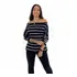 Blusa Plus Size Manga Longa Ampla Feminina Ref. 15554