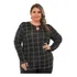 Blusa Plus Size Manga Longa Feminina Segunda Pele Inverno